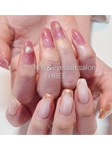 ネイルアンドまつげエクステ専門サロン スリー(THREE)/ニュアンスネイル