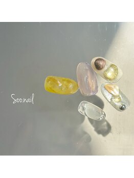 ソーネイル(Soo.nail)/8月定額ネイルトレンドデザイン