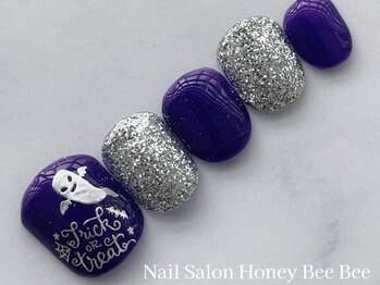 ハニービービー(Honey Bee Bee)/フットハロウィンネイル