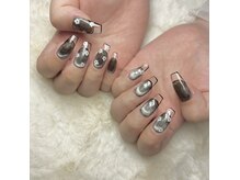 長さ出しOK☆ 持込みデザインで可愛い爪先に♪