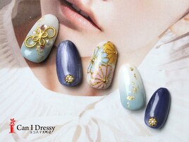 成人式/干支ネイル/午年/和装