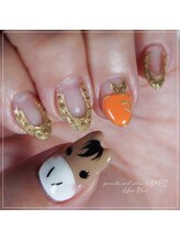 瑠璃(RURI)/午年ネイル　蹄鉄ネイル