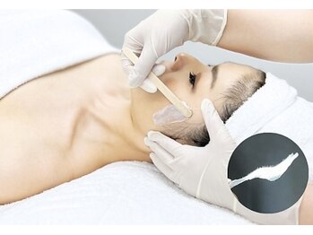 スタブル 水戸店(STABLUE)の写真/SNSで人気のフェイスワックスでワントーン明るい肌に☆顔ダニもごっそりすっぴん美人に◎