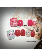 ネイルサロンアンドスクールエムズブロッサム(Nailsalon & school M's Blossom)/８月定額制FOOTコース￥7100