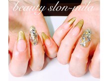 アキレイ(AKILEY)/フレンチビジューネイル