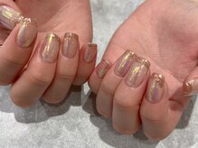 アンネ 渋谷店(ANNE)/【パラジェル】ミラーフレンチ