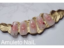 アムレート ネイル 蕨(Amuleto NaiL)/チークネイル★ハート