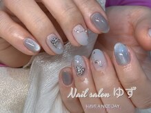 ゆず/韓国風ワンホンネイル