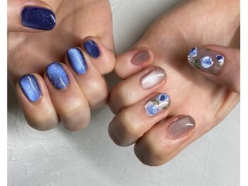 アシメネイル/マグネット/バラ