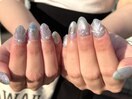 ぷっくり貝殻ネイル