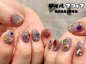 ネイルマフィア 原宿(NAIL MAFIA)の写真/《初回オフ無料＆2回目以降は１ヶ月以内オフ無料》フィルイン技術でモチの良いジェルを♪