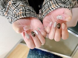 11月定額B ツイードネイル