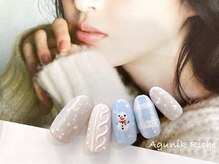 アグニークリッシェ(Agunik Riche)/【雪だるまネイル】