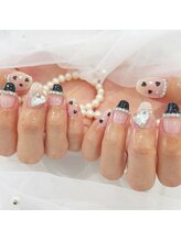 ビビットネイル 栄本店/black heart