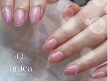 ユニカ(unica)/キラキラオフィスネイル♪