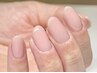 自爪を育てる丁寧ケア付＊指先を美しく整えるワンカラー