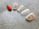 ¥8800 カラフルフラワー　0609d