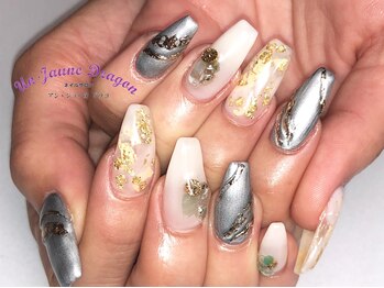 アン ジョーヌドラゴ/【ロングネイル】シルバーネイル