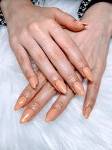 アムルーズ(Amoureuse)/オレンジネイル♪