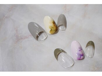 ブリオン 六本松店(Bullion)/にじみニュアンスネイル
