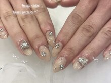 シエル(Ciel)/キラキラハートネイル