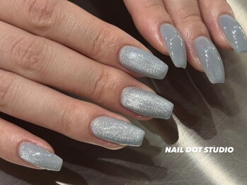 ネイルドットスタジオ 堺筋本町(NAIL DOT STUDIO)/水色マグネット