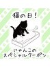 2月は猫の日♪【ビビビ祭り】アイヘッド30分＆リンパ90分＜計120分＞11500円