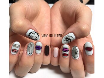 サニーサイドアップ ネイル(Sunny SideUp nail)/owder art,