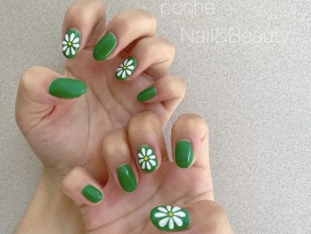 ア―ジュポシェフリル 天神西通り店(age poche Frill)/フラワーネイル