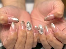 ボタネイル 近鉄八尾駅前店(BOTA NAIL)/ビジューネイル/夏ネイル