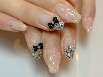 キラネイル アンド アイラッシュ by World Beauty(KIRA)/ツイードネイル