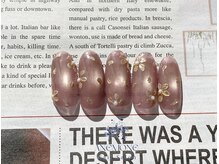 アネモネ(ANEMONE)/金ミラーフラワーネイル☆