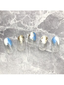 ヴァンネイル 海老名店(Van Nail)/塗りかけデザイン¥4200