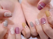 ラルネイル 大宮(Lull. nail)/＊タイル柄＊マット＊ミラー＊