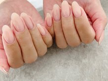 トランク ネイル(trunc nail)/ワンカラー＋ラメライン