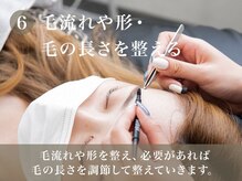 カルフールノア 高田馬場店(Carrefour noa)/6.毛流れや形・毛の長さを整える