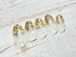 ラメレオパードネイル