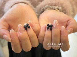 cheek magnet/ribbon(staff:mai)