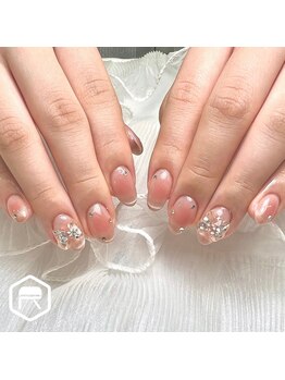 東海最大級ネイルサロン by レディスペネイル 名駅店/マグネットフレンチ