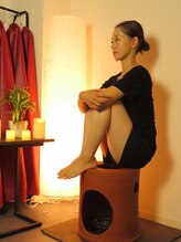 リプラス(RE.PLUS)/よもぎ蒸し中の座り方