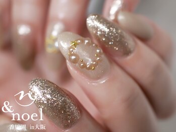 ノエル(Noel)/クリスマスリースネイル