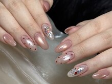 Best Nail 銀座店【ワンホンネイル・スカルプ・パラジェル・上品ジェルネイル】/バレンタインネイル