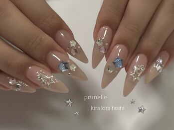 ぷりゅねる 心斎橋/きらきら星ネイル