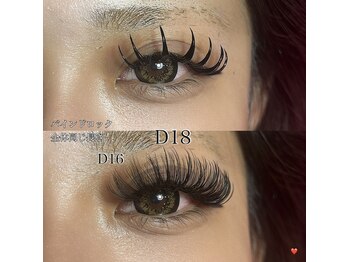 セサニー(SE SUNNY)の写真/フラット1,000円~/ダブルフラット2,000円~/太束ワンホン2,000円~''ジュニアアイリスト''【堀江店】