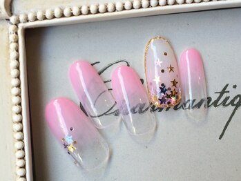 ローラント(LAURENT)/星ホログラデーションネイル