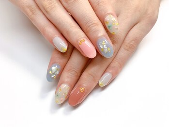 トヨネイル(TOYO NAIL)/押し花ガーリーシェル☆