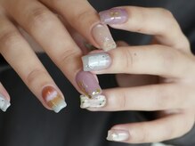 ミニョン 北堀江(mignon)/春のニュアンスネイル