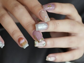 ミニョン 北堀江(mignon)/春のニュアンスネイル