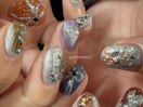 個性派ニュアンスネイル