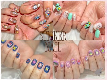 【シールネイル/推しネイル】